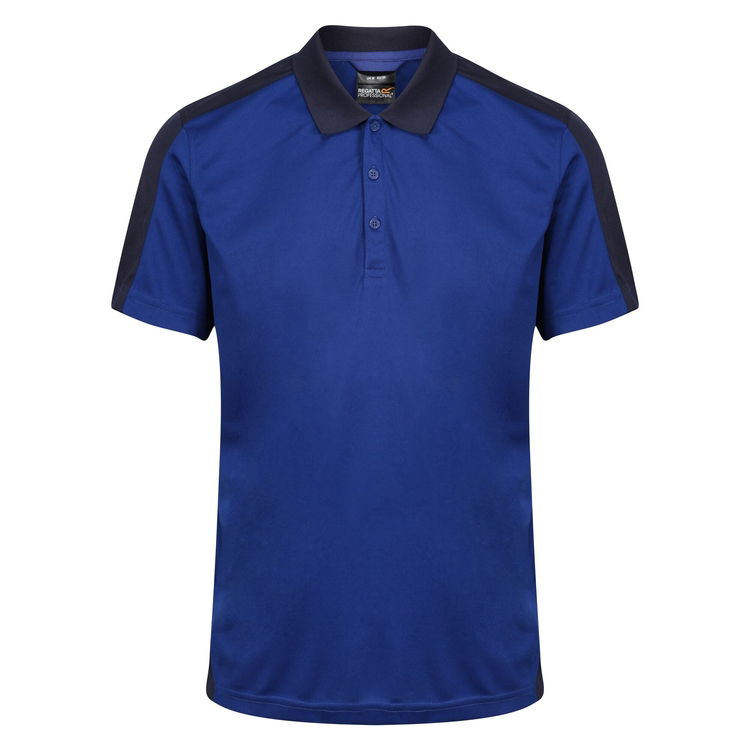 HERREN POLOSHIRT MEN CONTRAST COOLWEAVE POLO SHIRT  (TRS174-56E)