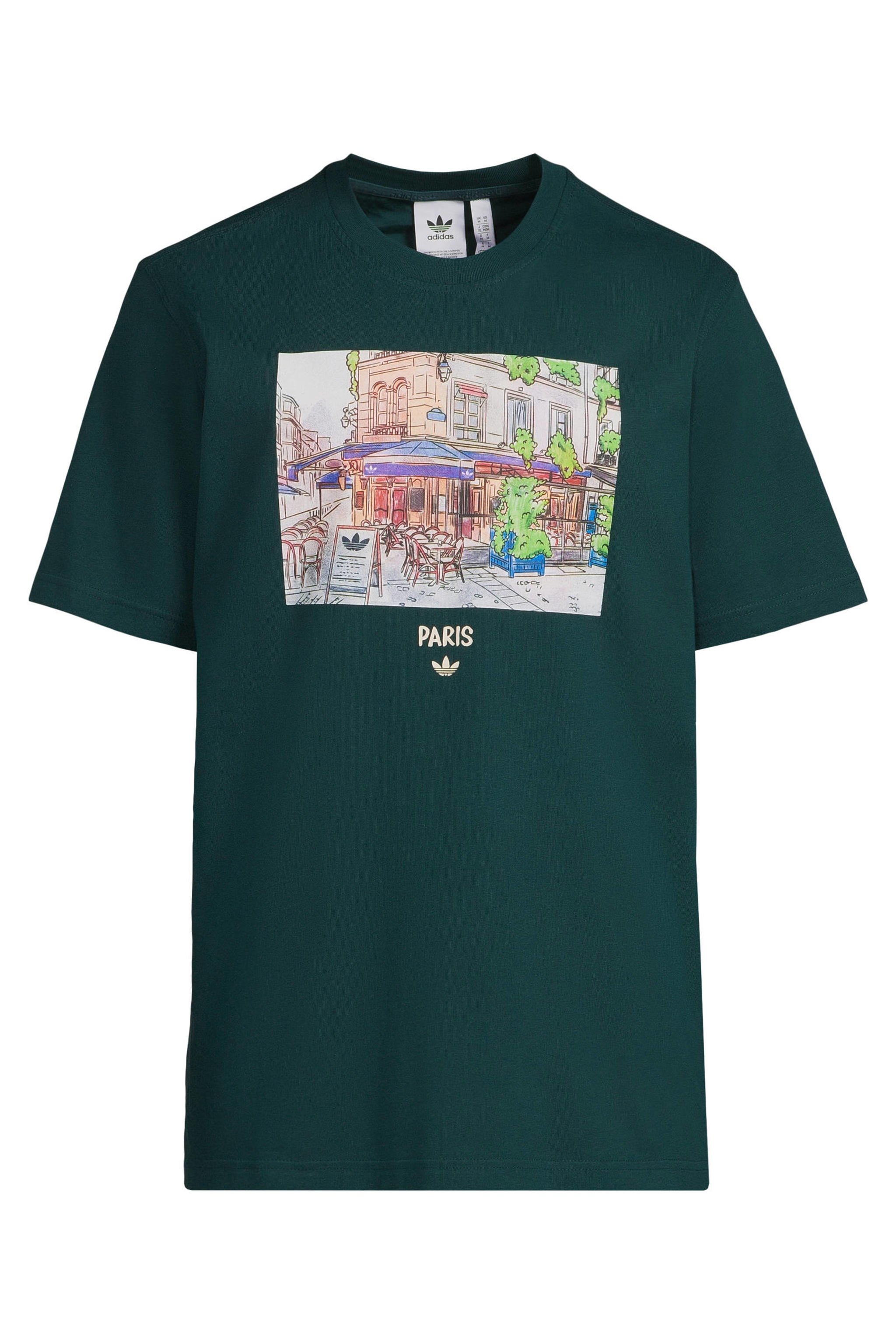 HERREN T-SHIRT PAINT PARIS TEE (HY2069)