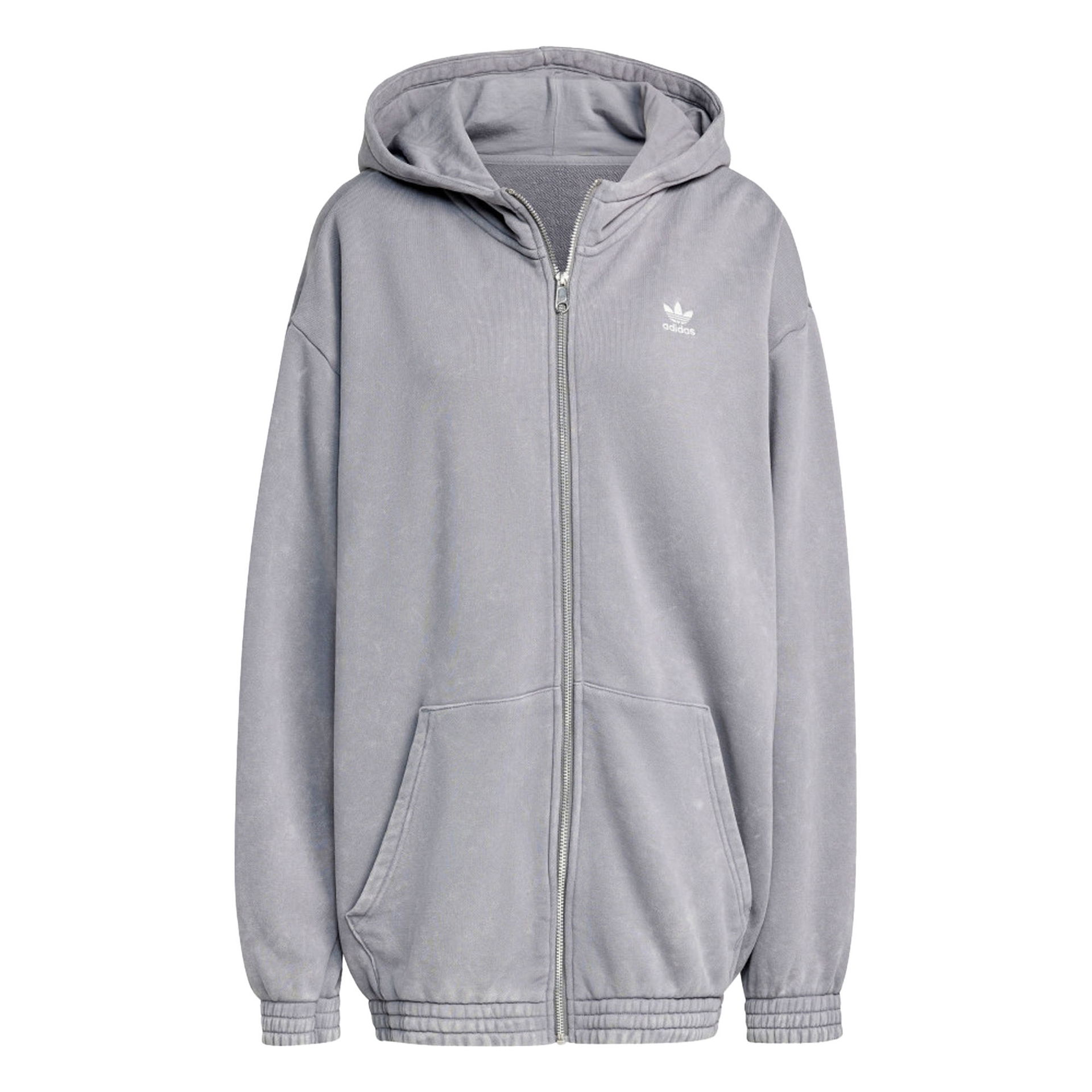DAMEN ZIP-HOODIE WASH ZIP HOOD (IY8039)